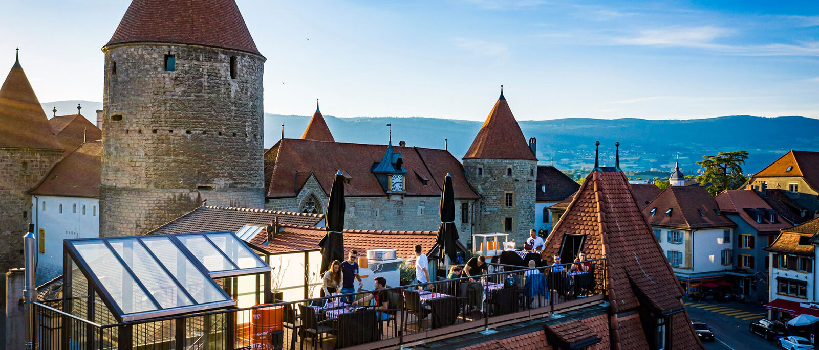 le bar du coq - Yverdon-les-Bains - Terrasse
